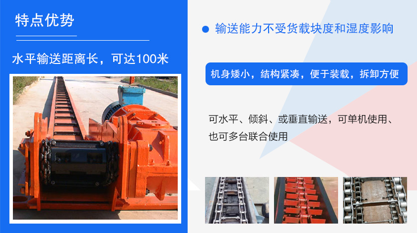 可多點進料、多點卸料、能反向運行，機殼密封性好，無粉塵污染