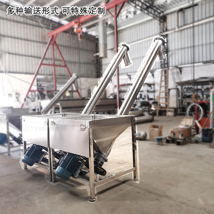 不銹鋼螺旋輸送機可“量身定制”，多種輸送形式